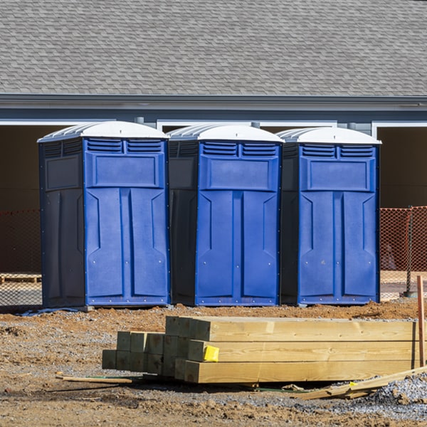 are there any restrictions on what items can be disposed of in the portable toilets in Kechi KS